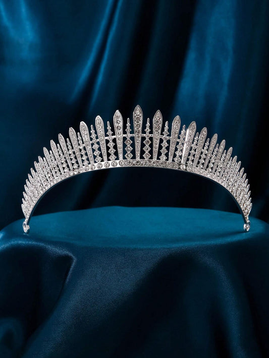 Alloy Crown With Rhinestones