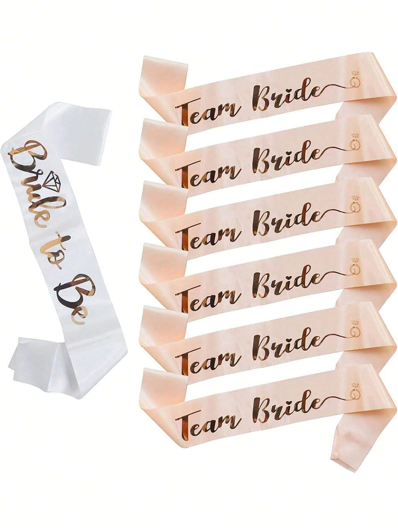 7pcs Hen Party Sash Set: