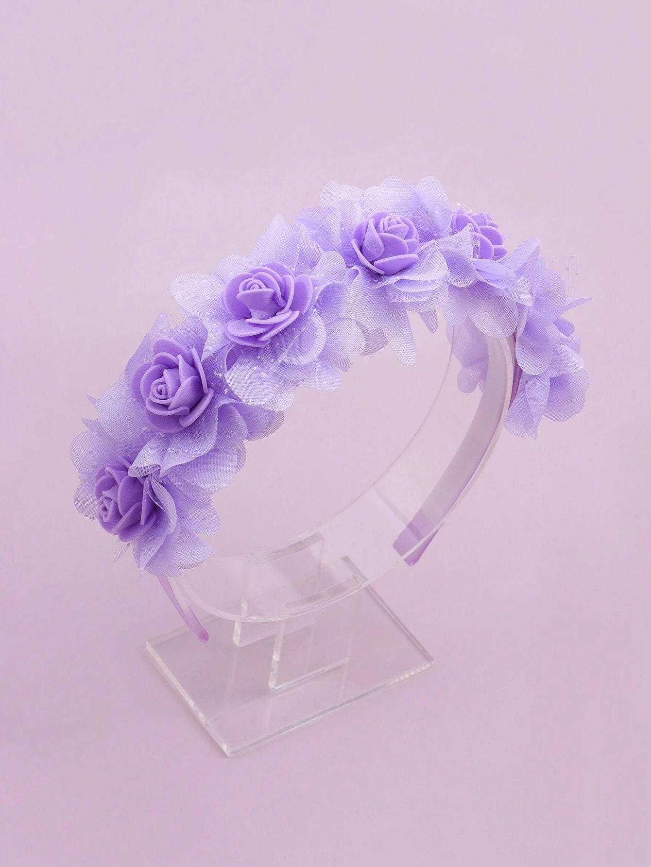 Girls' Purple Flower Girl Headband