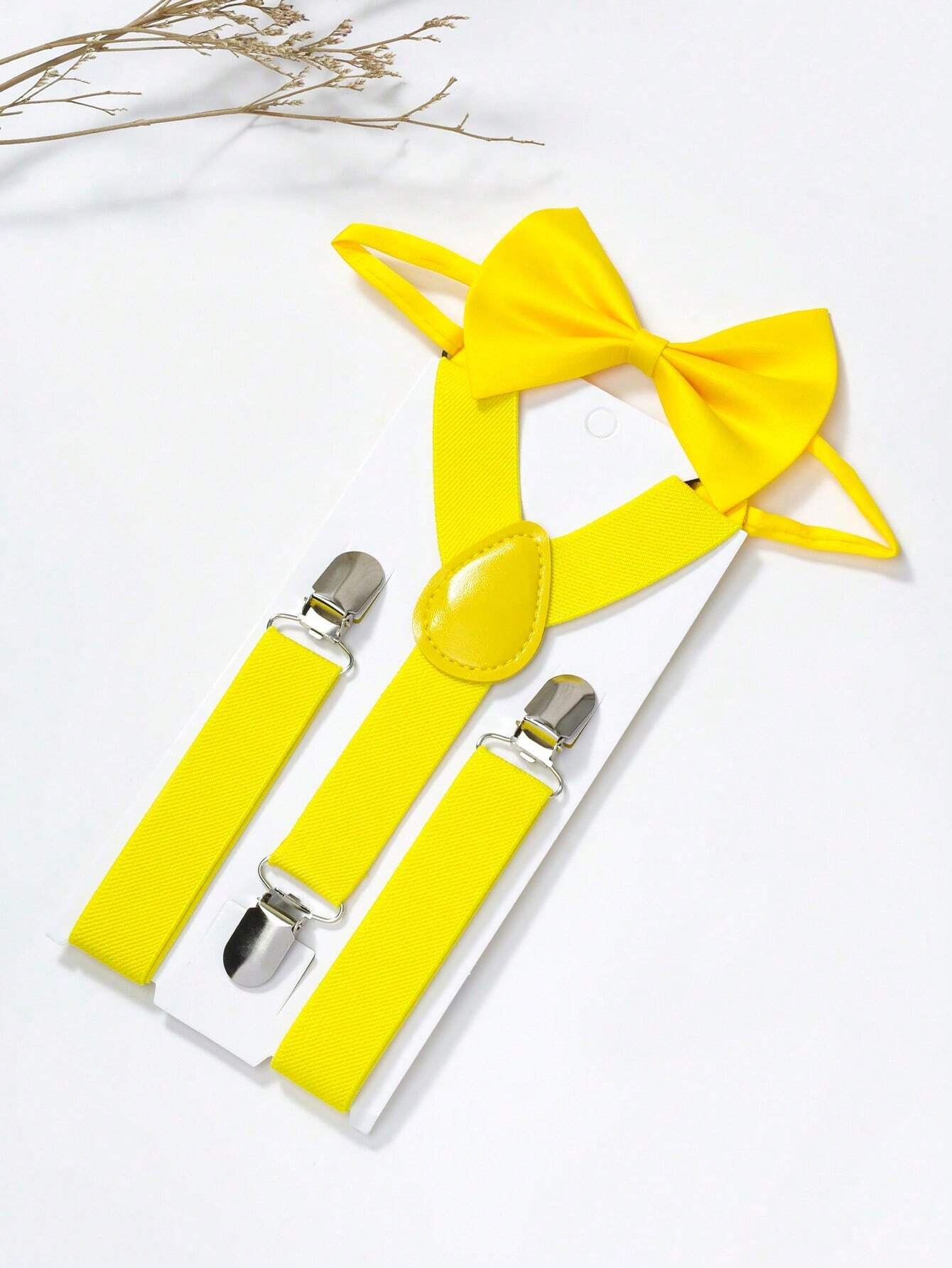 Children's Bow Tie And Suspender Set of 3