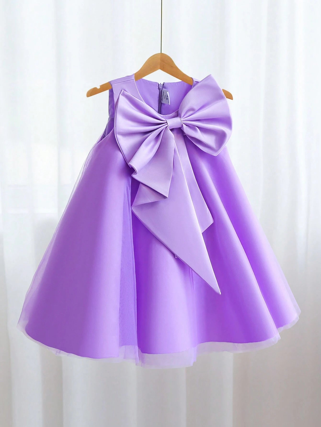 Birthday Party Dress for Girls Purple