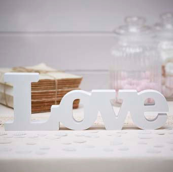 Wooden Love Sign