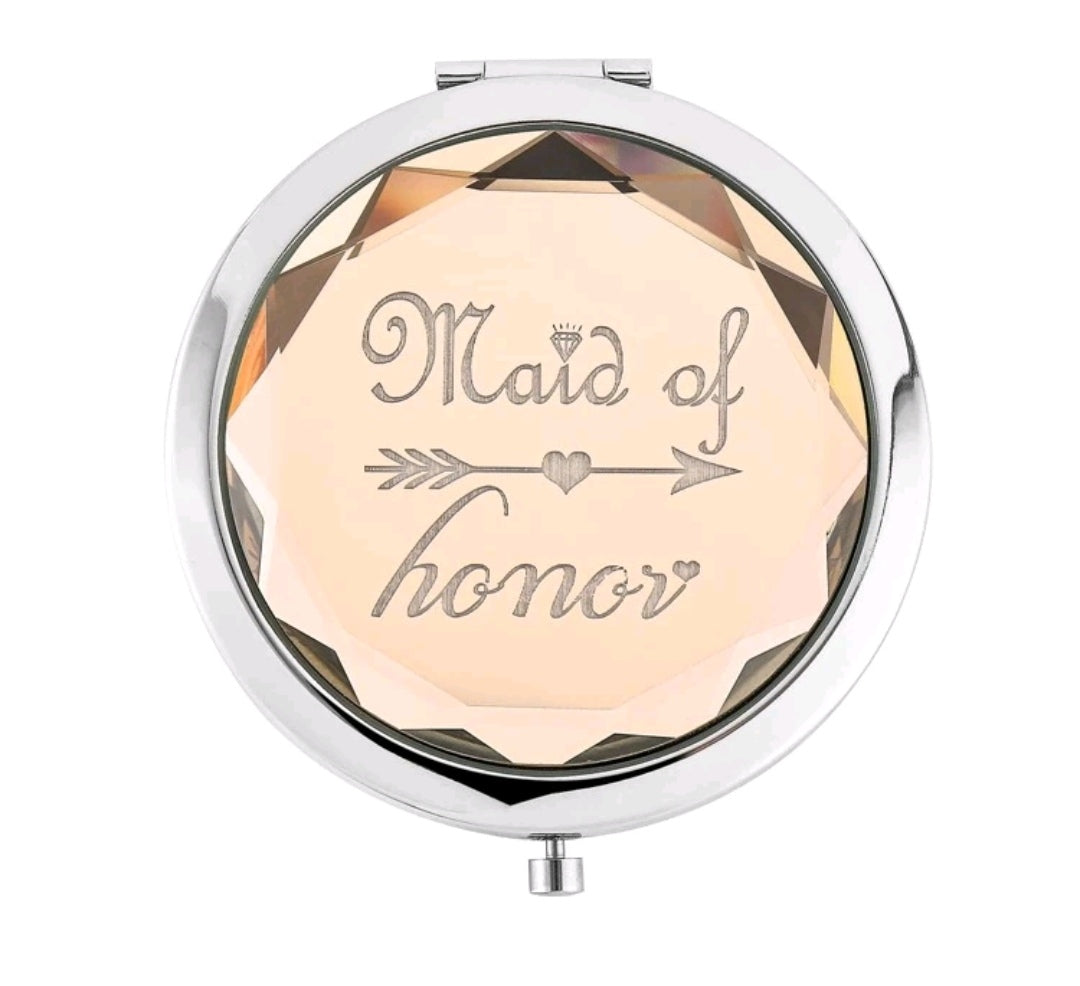 1pc Maid of Honor Makeup Mirror