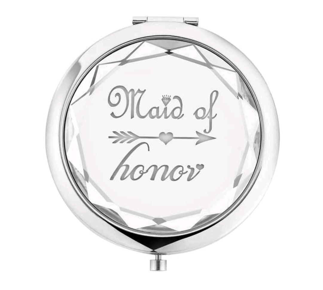 1pc Maid of Honor Makeup Mirror