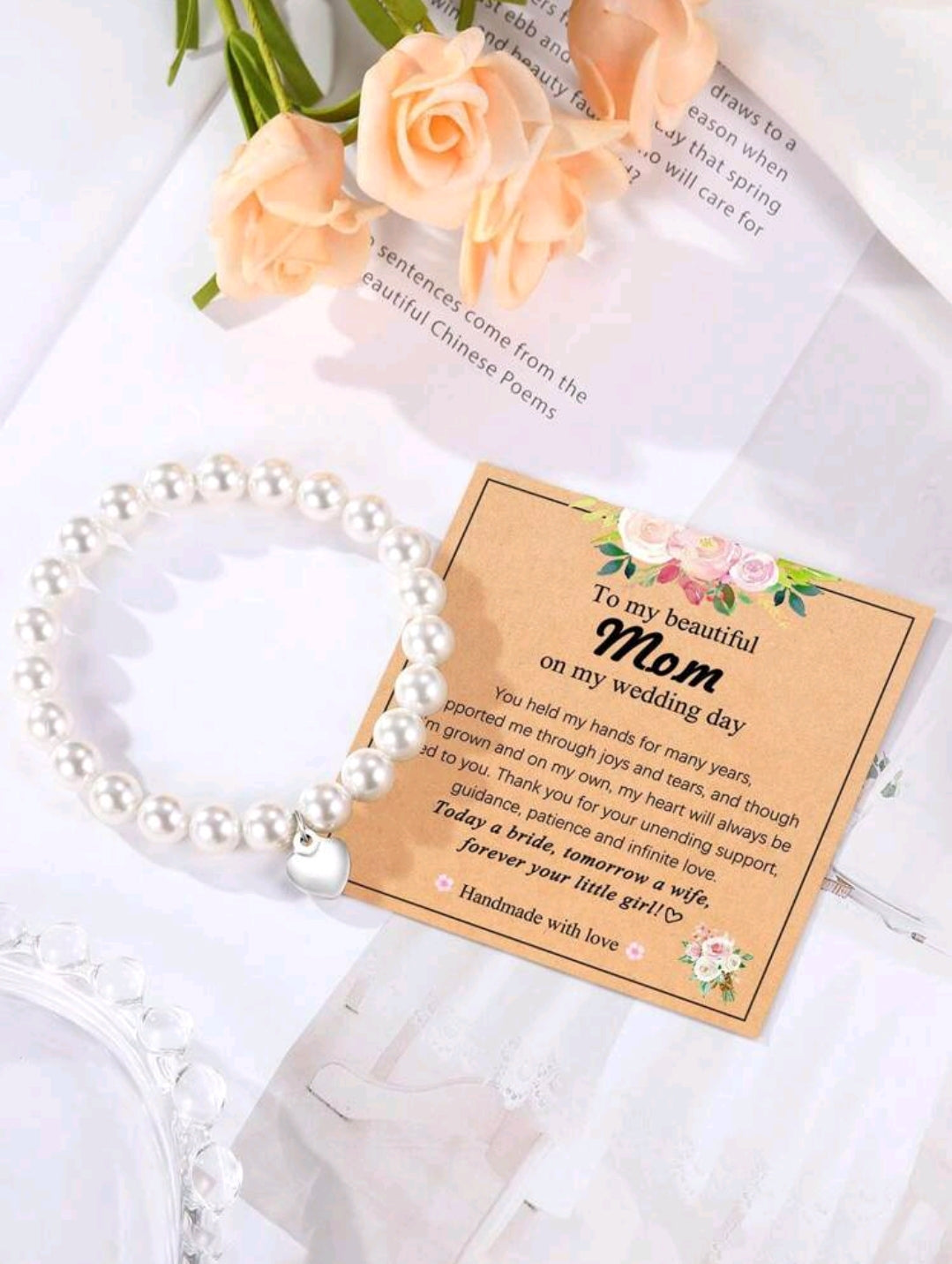 Mom Bracelet With Blessing Card