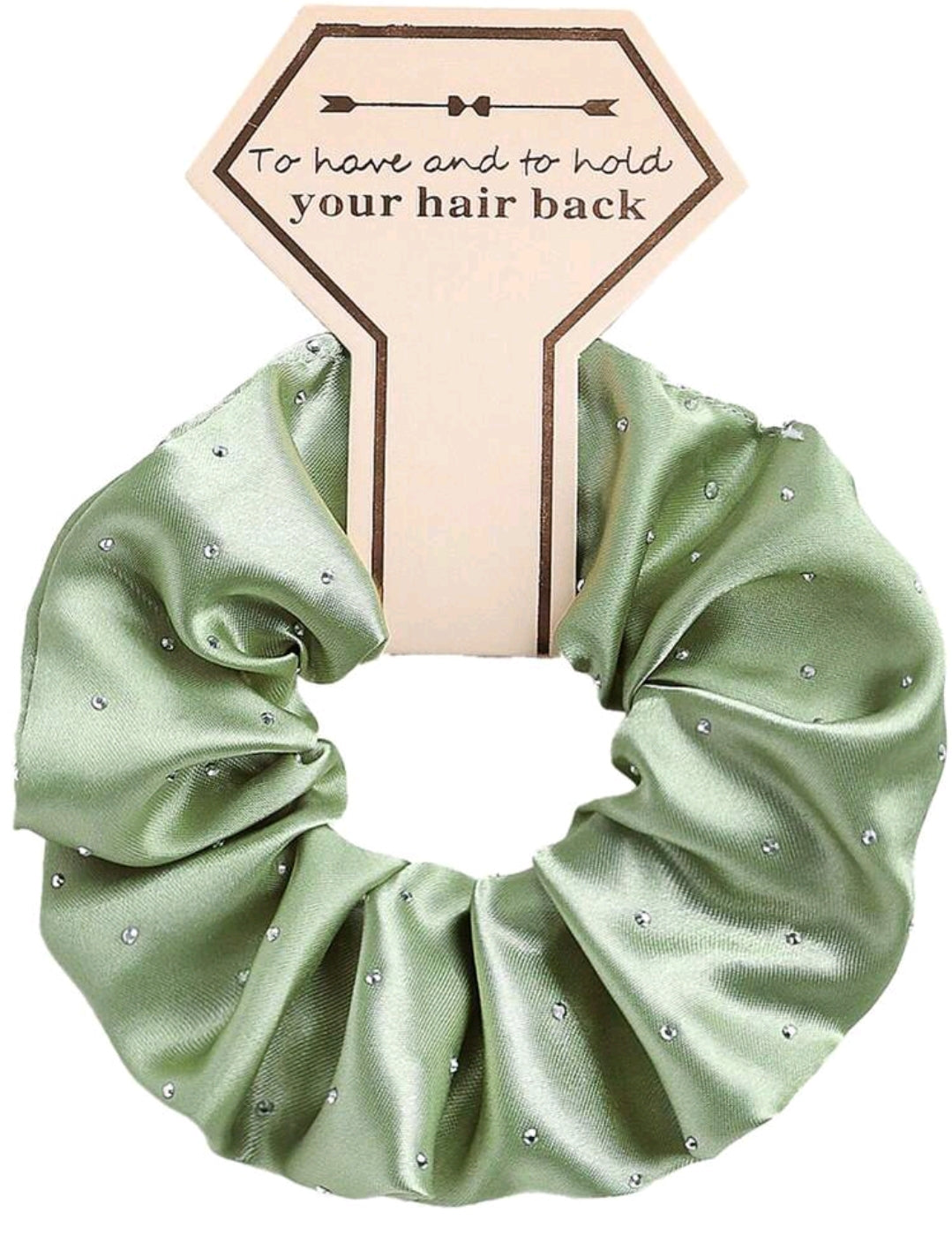 7pcs Bride's Scrunchie Gift Set Sage Green