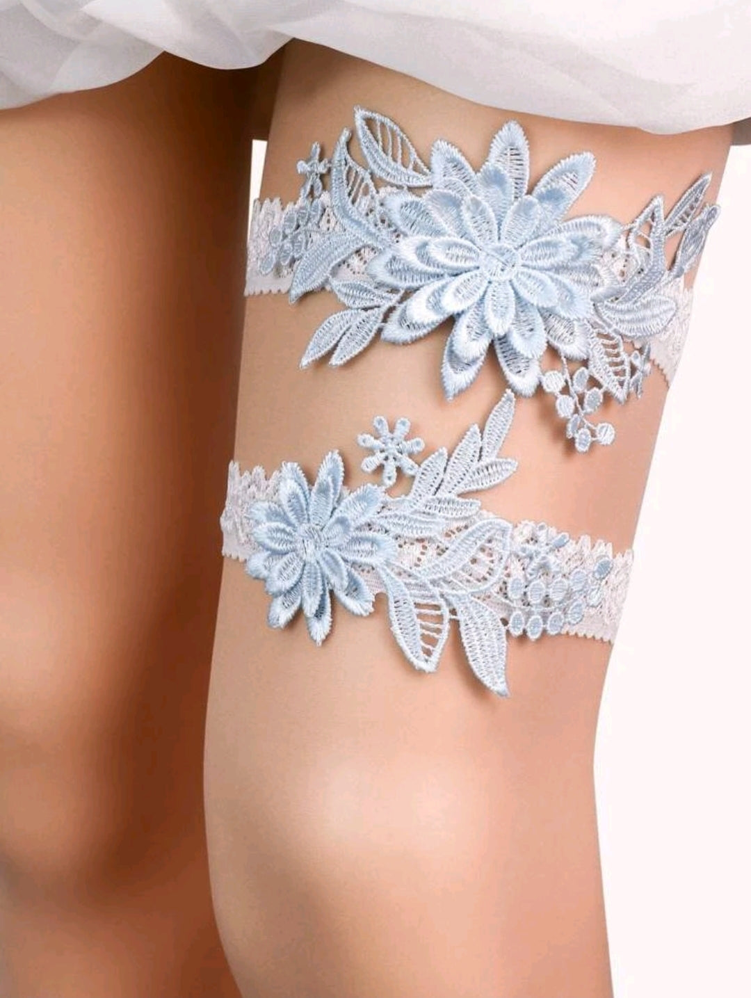 2pcs Appliques Decor Bridal Garter