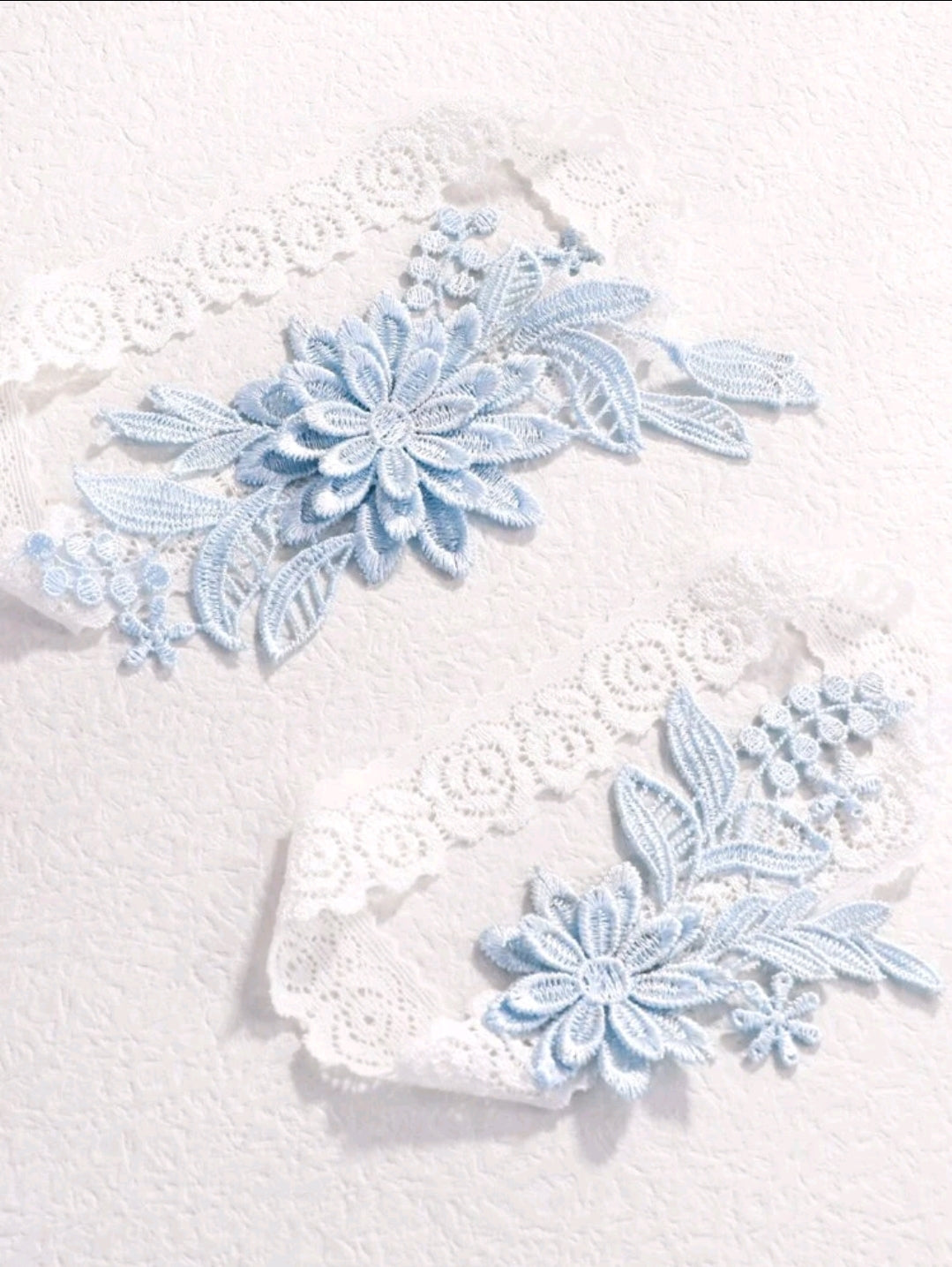 2pcs Appliques Decor Bridal Garter