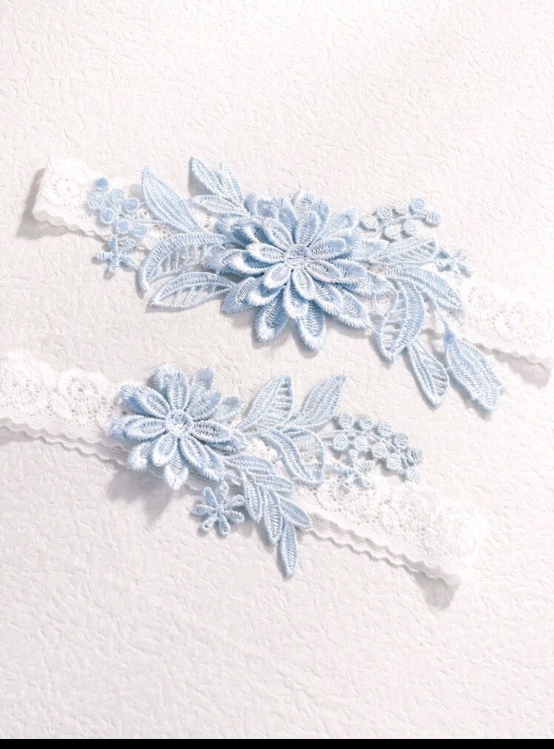 2pcs Appliques Decor Bridal Garter