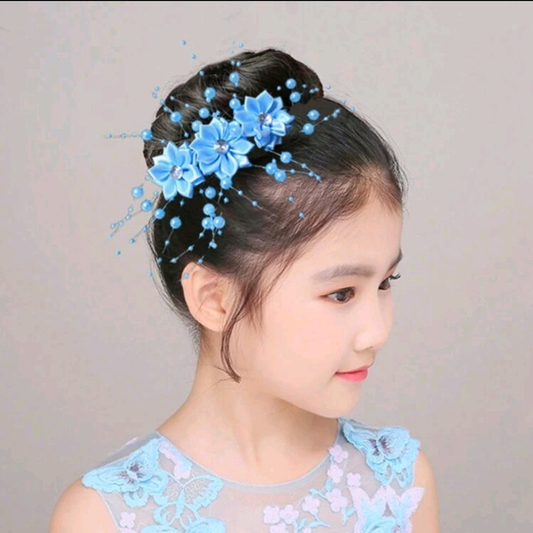 Handmade Flower Girls Hair Clip