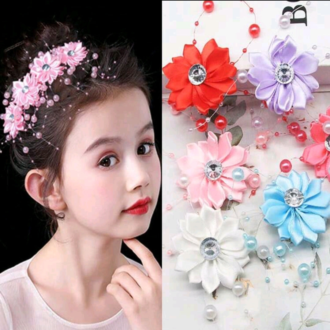 Handmade Flower Girls Hair Clip