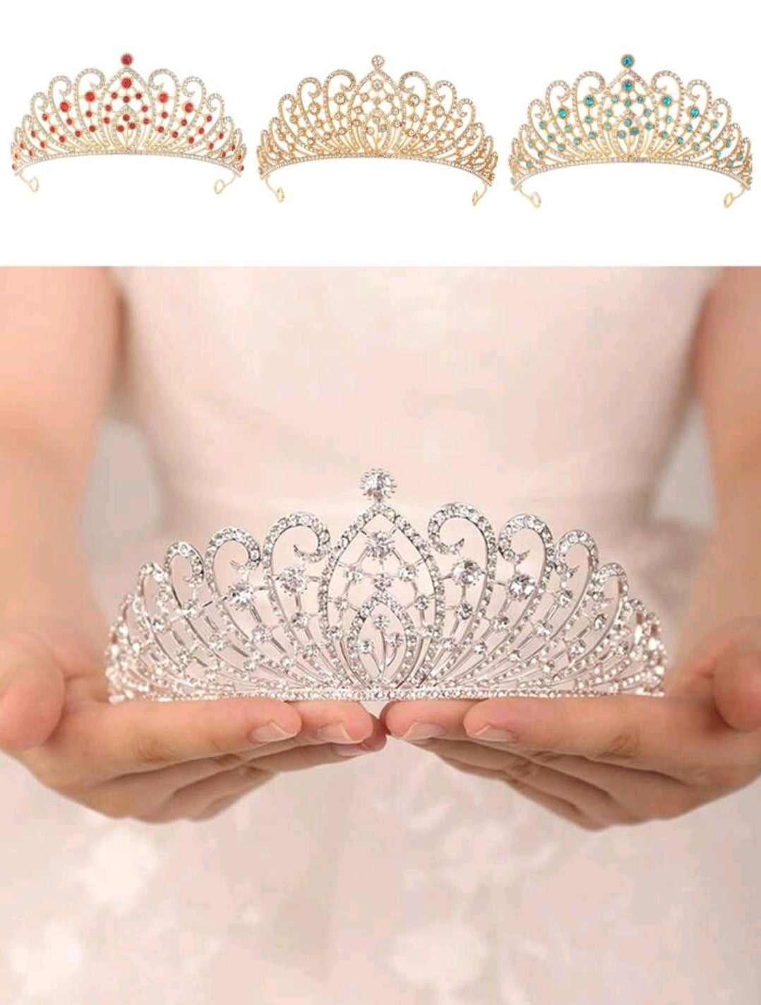 Luxury Crystal Wedding Tiara