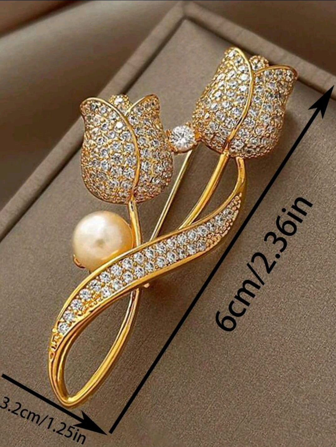 Bohemian Style Tulip Shape Brooch