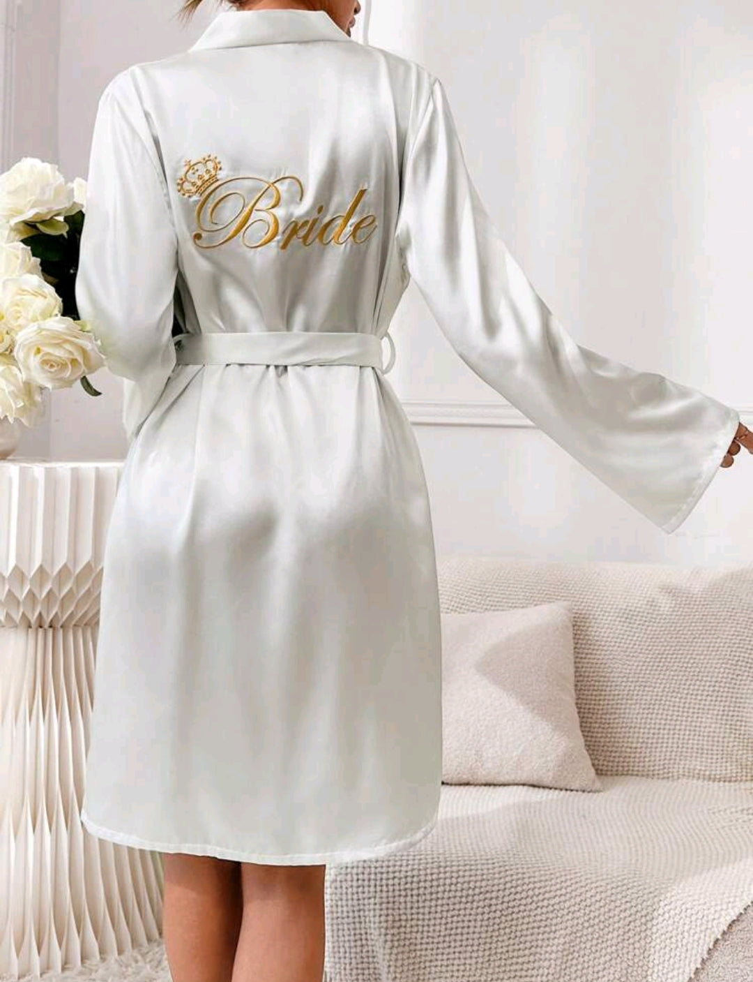 Bride Royal Belted Robe