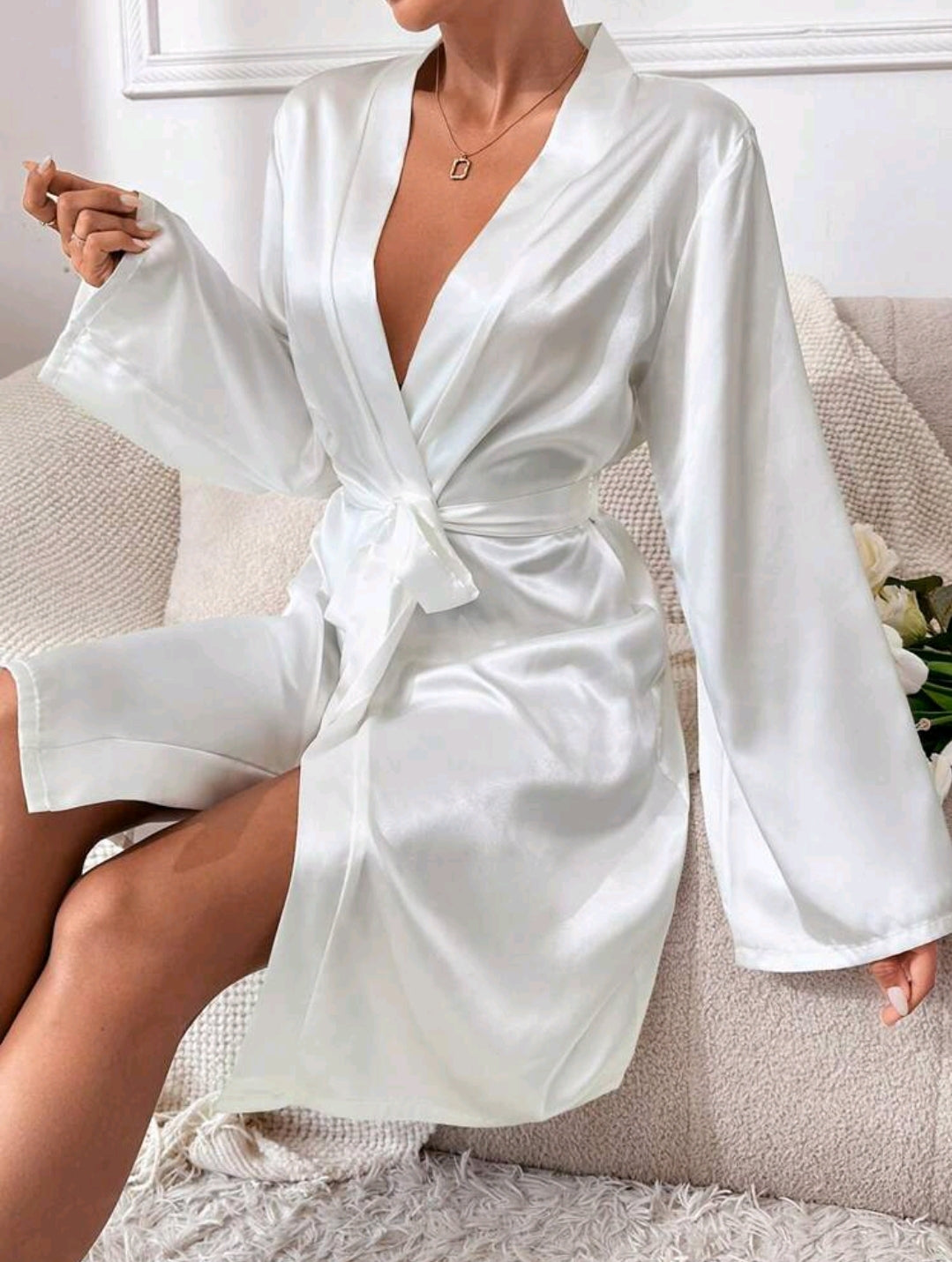 Bride Royal Belted Robe