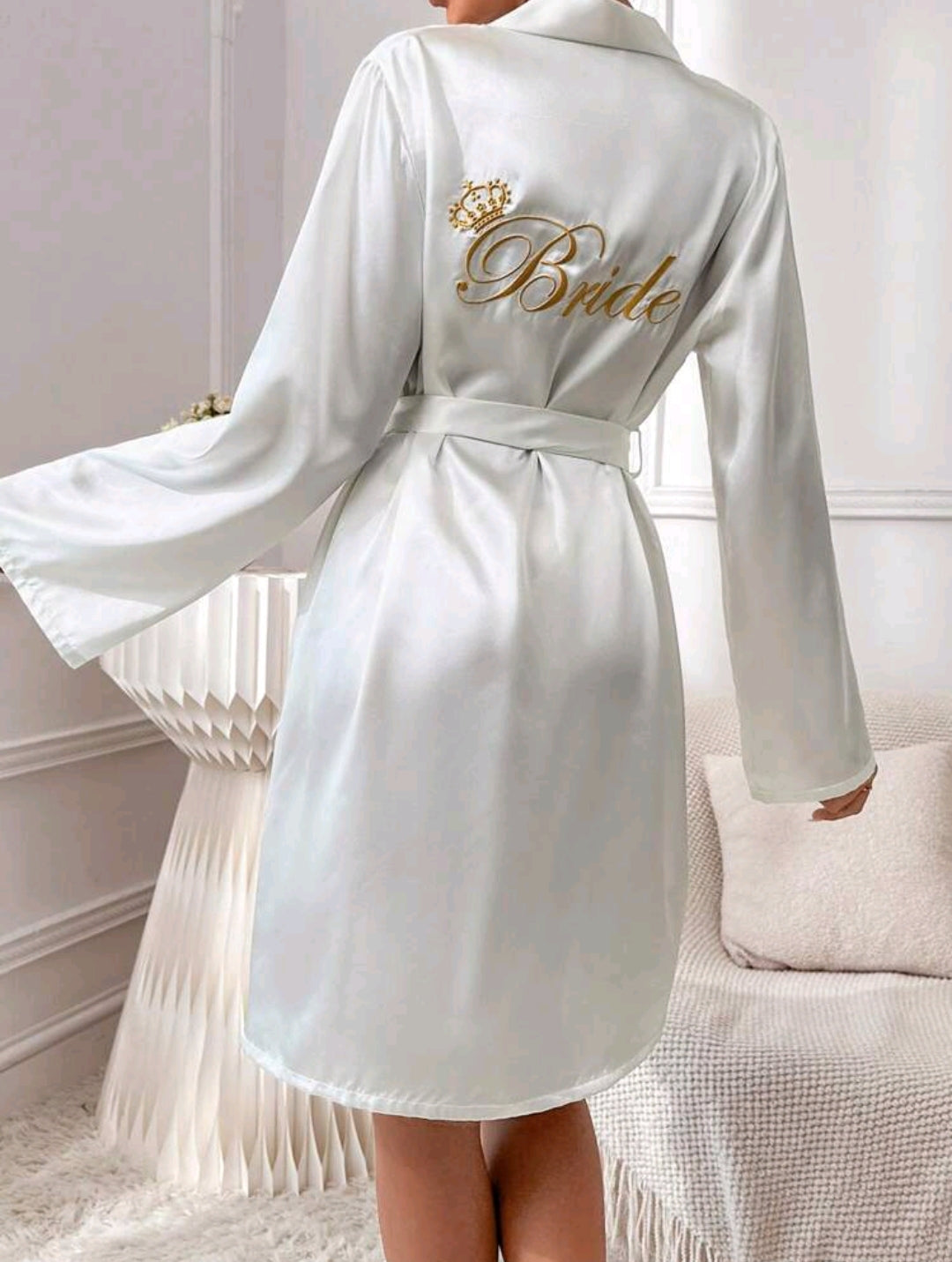 Bride Royal Belted Robe