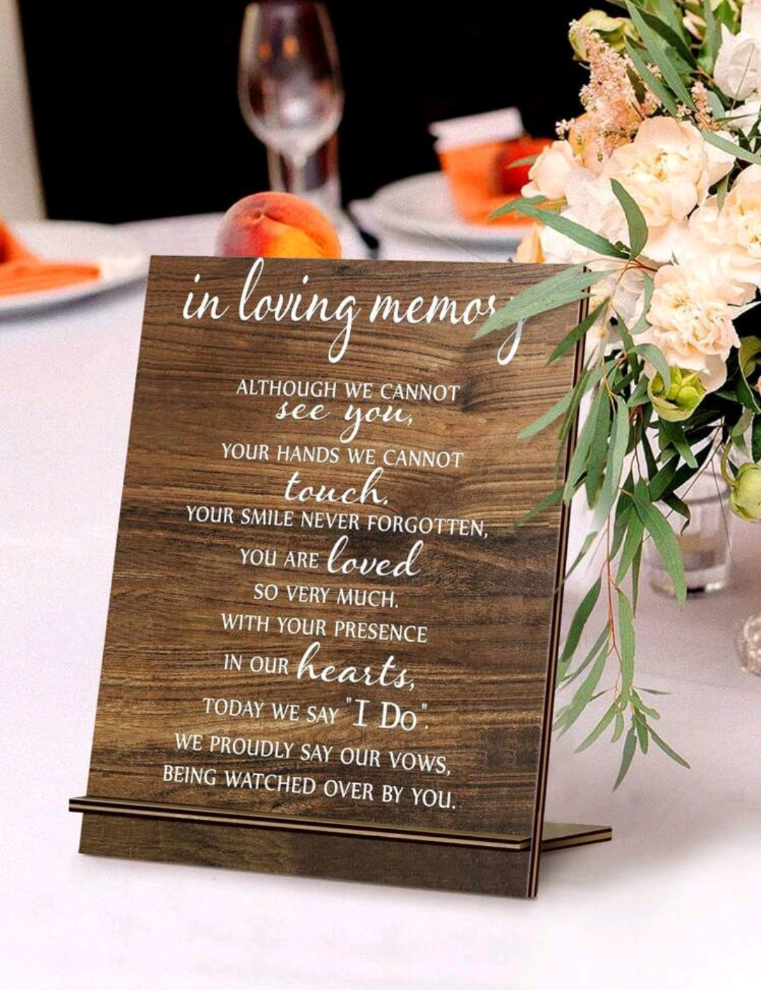 Memory Wedding Sign