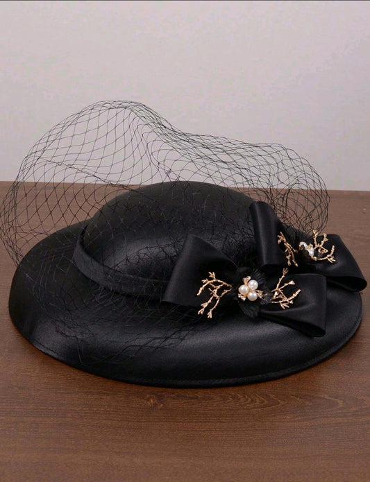 French Style Bridal Hat Fascinator