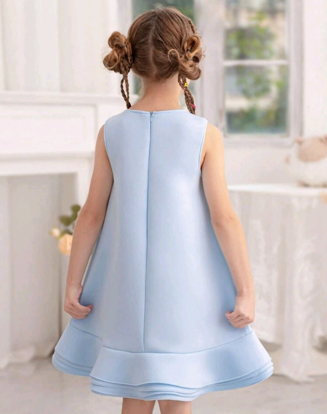 Bowknot Sleeveless Formal Princess Dress