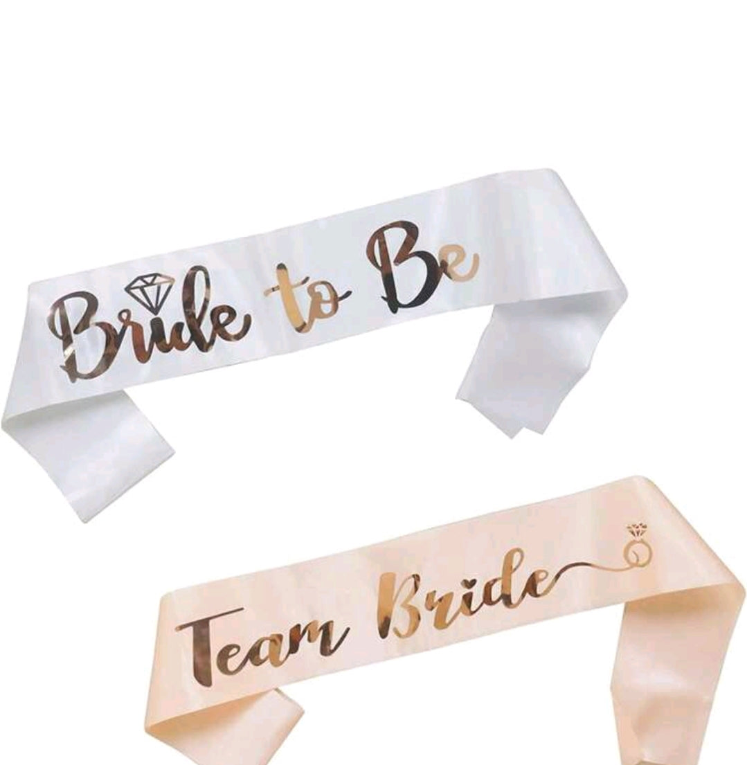 7pcs Hen Party Sash Set: