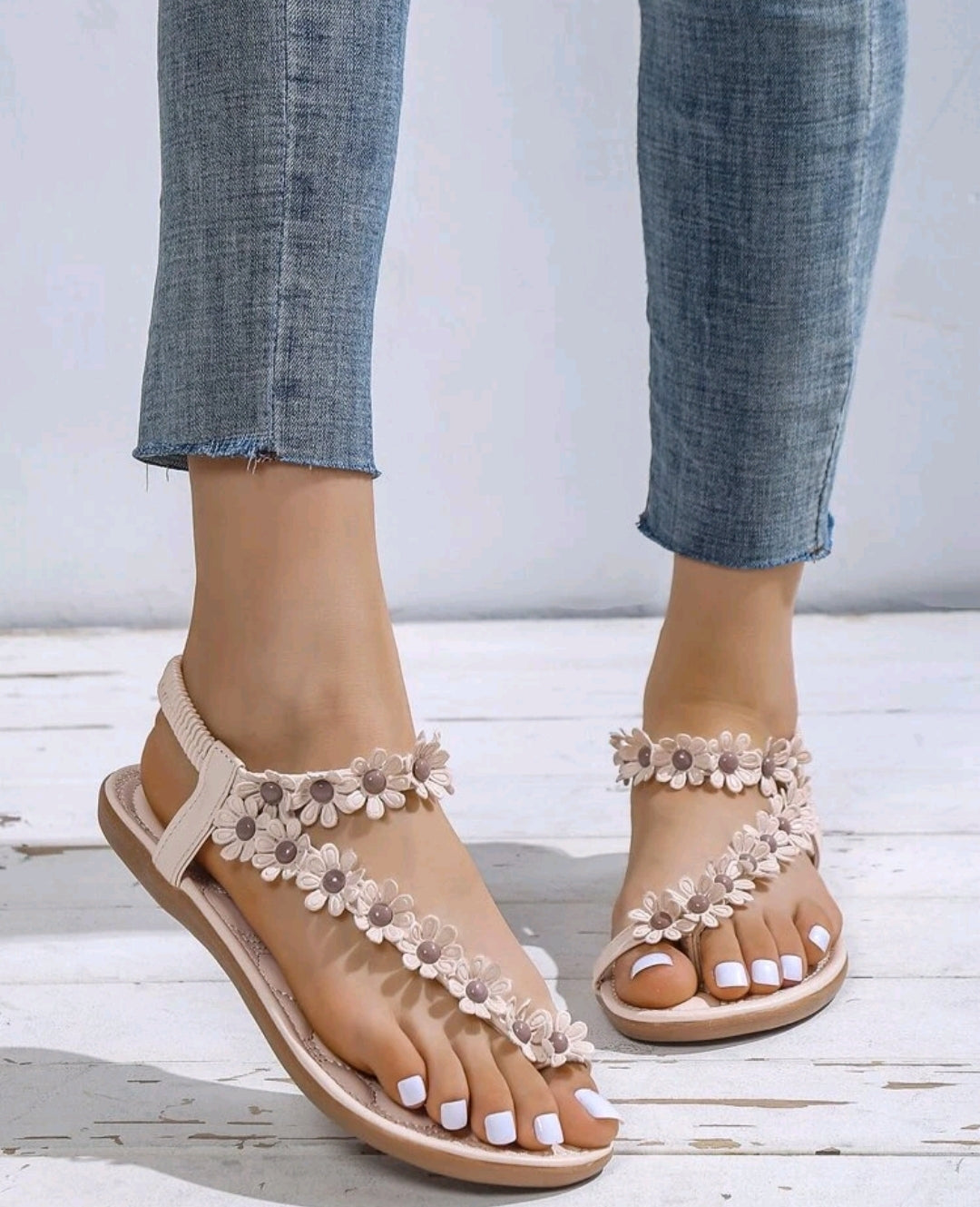 Open Toe Beach Shoes Bohemian Style