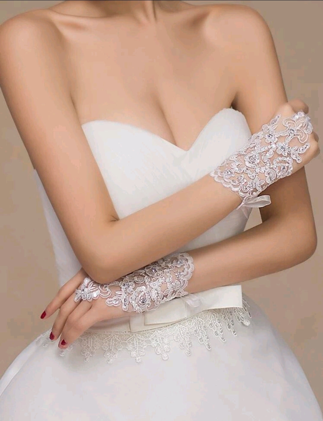 Lace Bridal Gloves