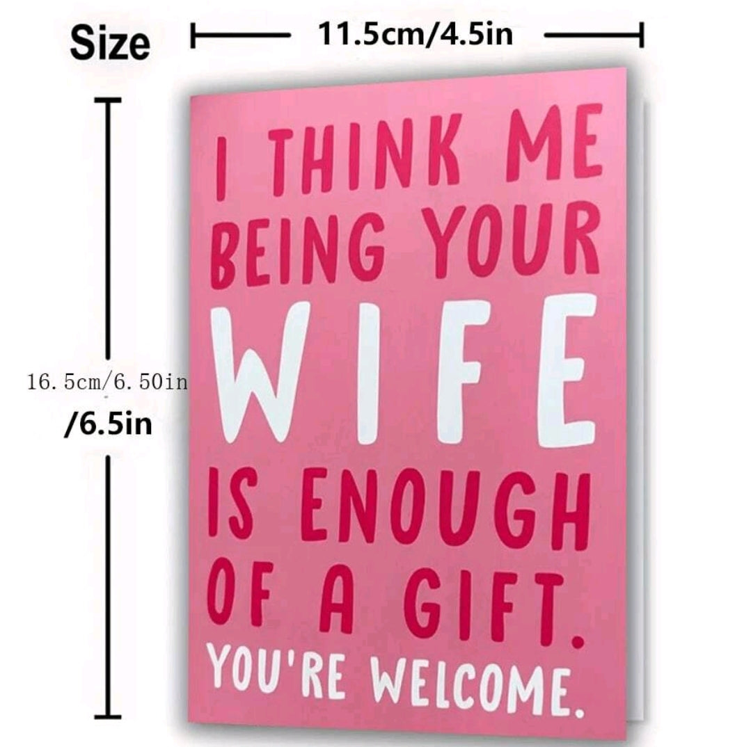 Hilarious Card For Husband