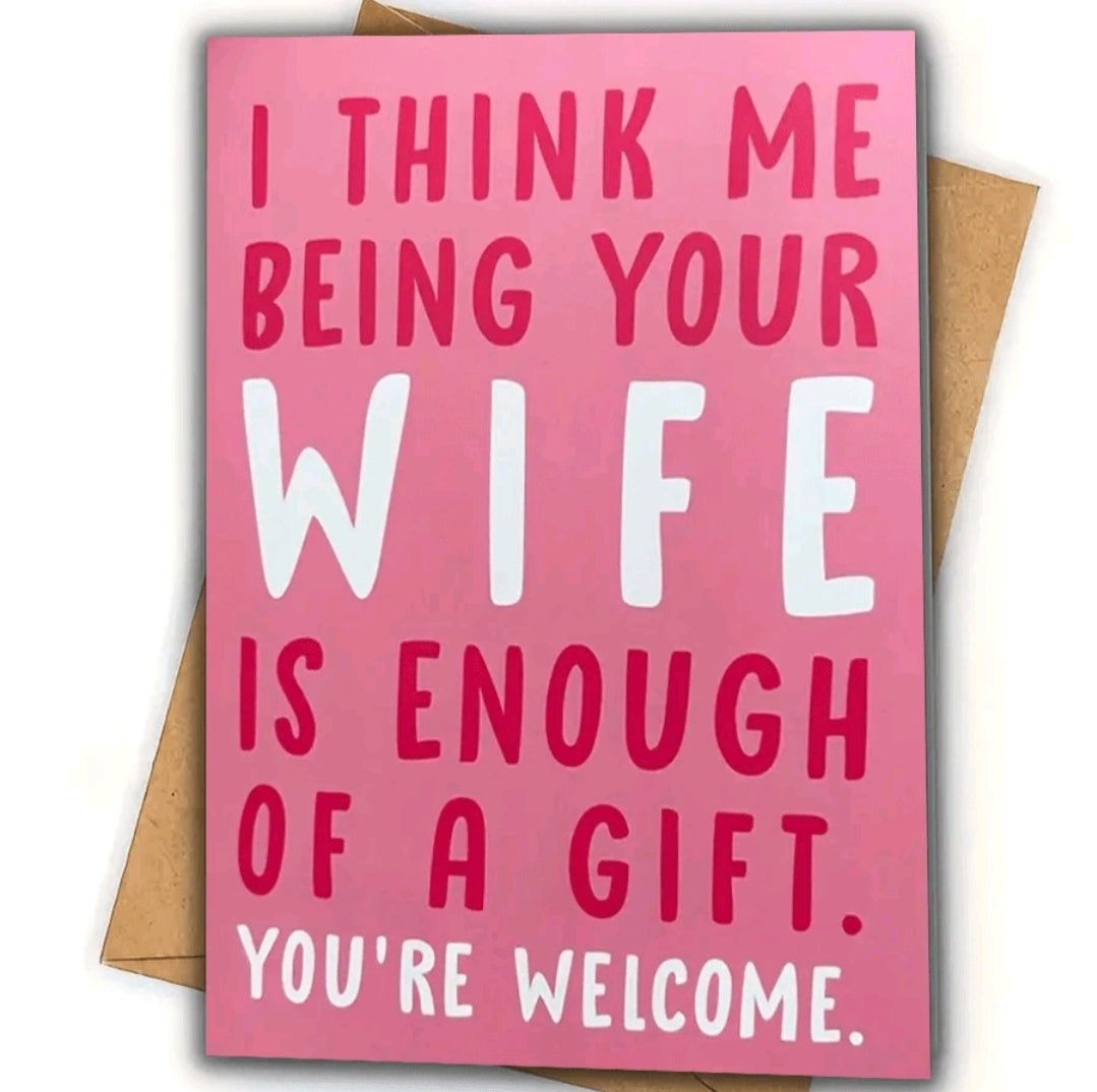 Hilarious Card For Husband