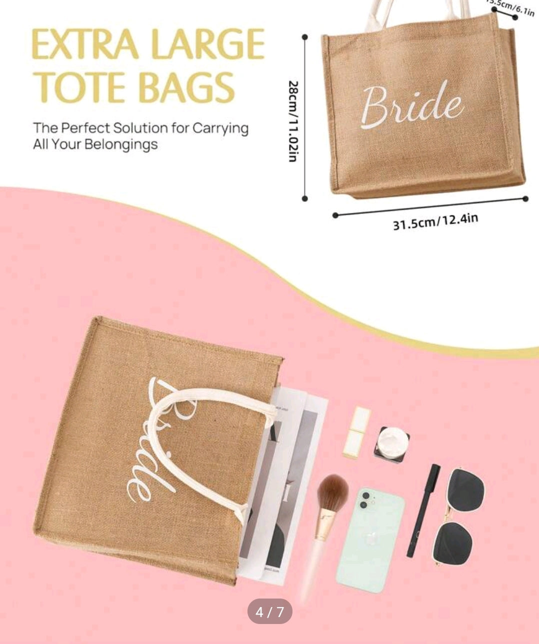 Bride Tote Bag