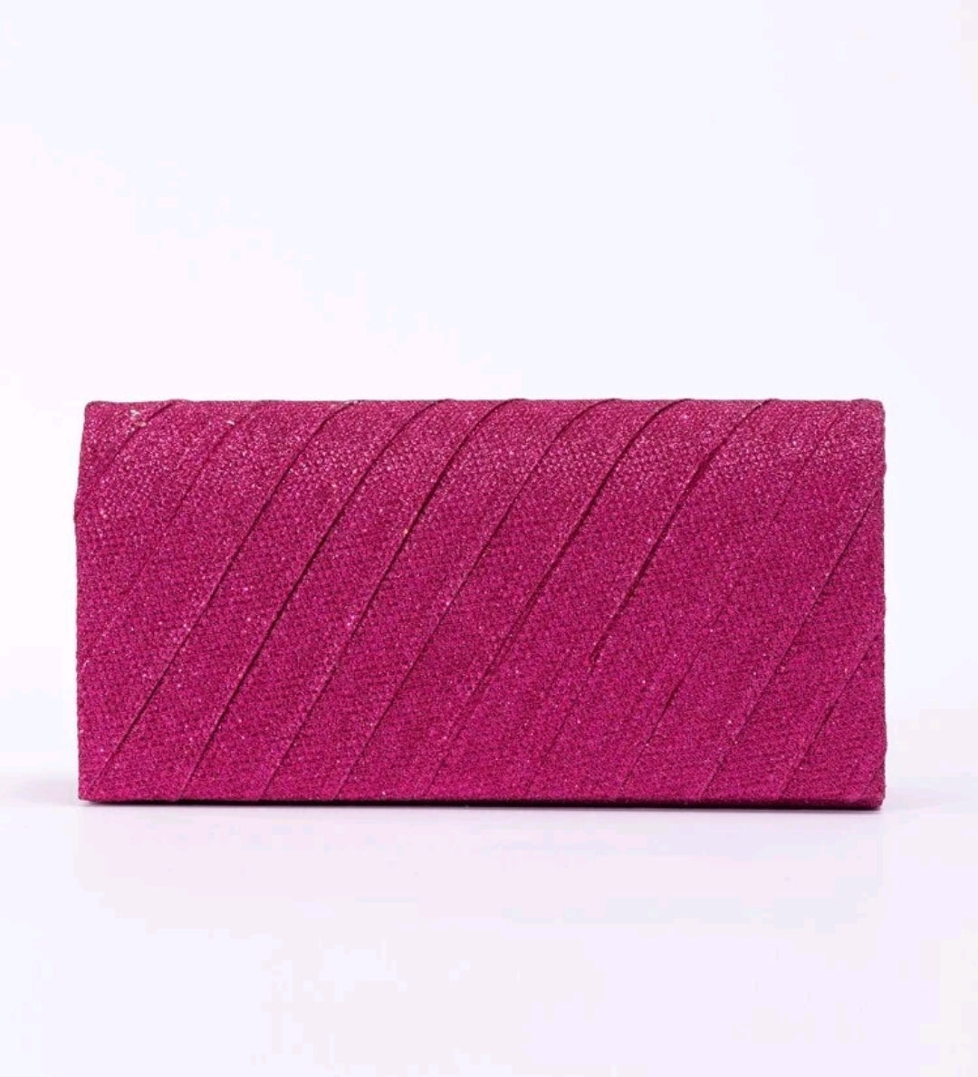 Glamorous Pleated Detail Clutch