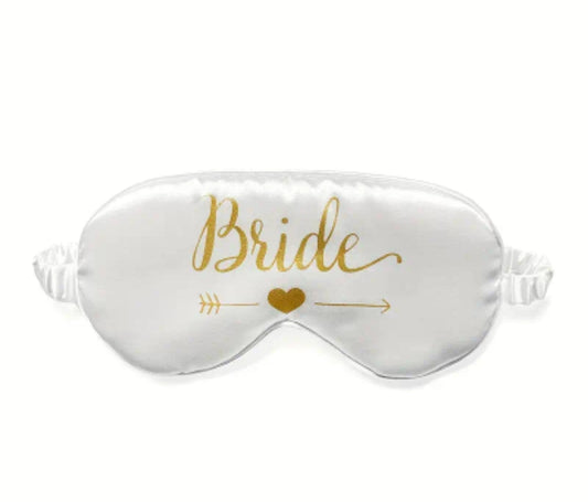 Letter BRIDE Eye Mask