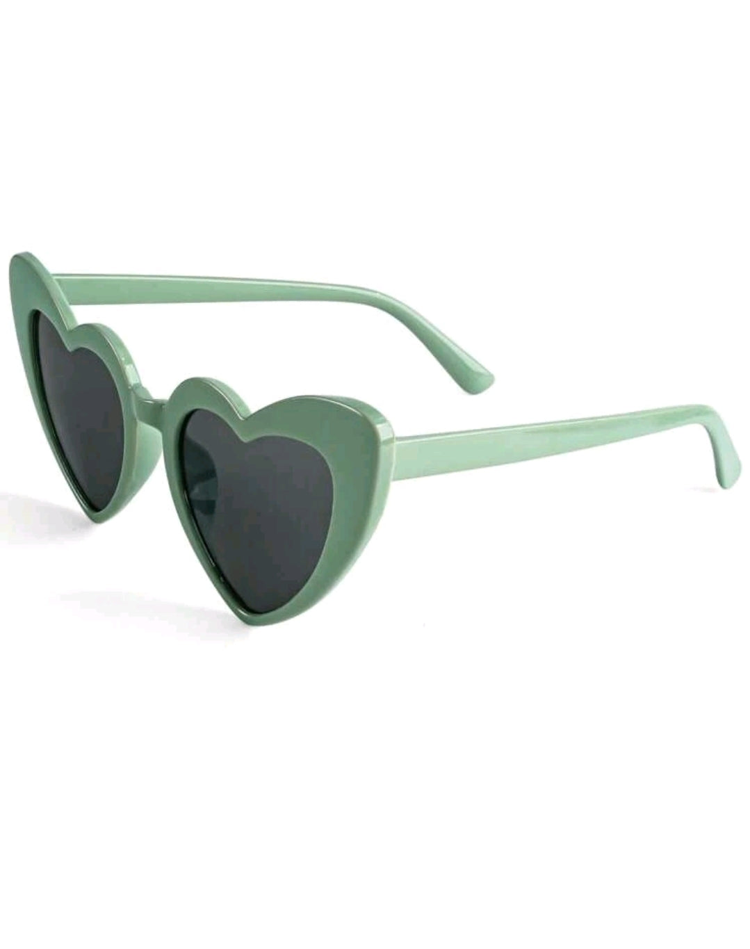 6 pairs Heart Shaped Glasses For Wedding Team - Green