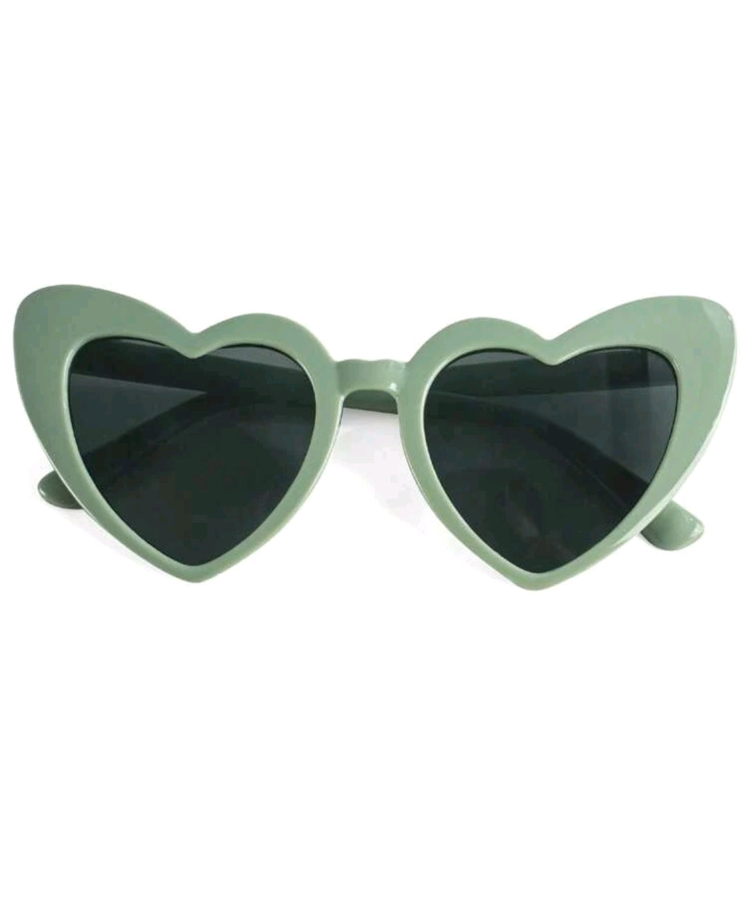 6 pairs Heart Shaped Glasses For Wedding Team - Green