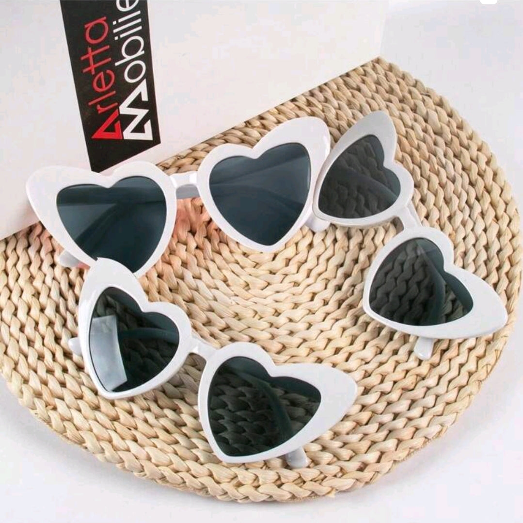 4 pairs Heart Shaped Glasses For Wedding Team