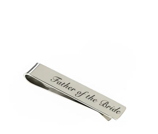 Father of The Bride Tie Clip