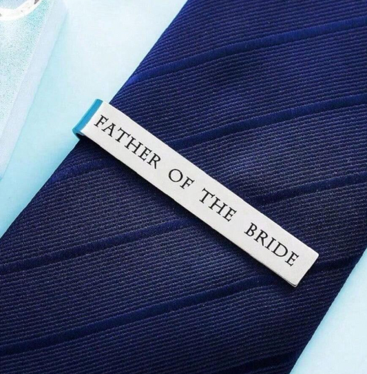 Father of The Bride Tie Clip