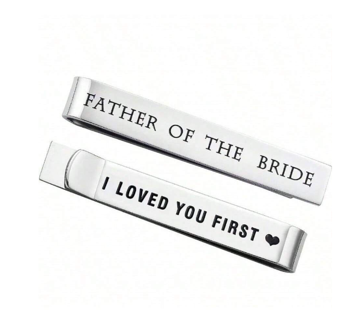 Father of The Bride Tie Clip