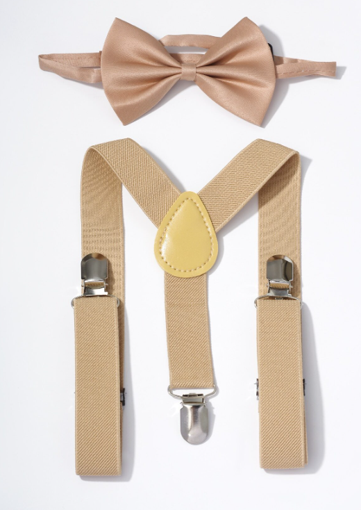 Page Boy Bow Tie And Suspender Set on Preorder