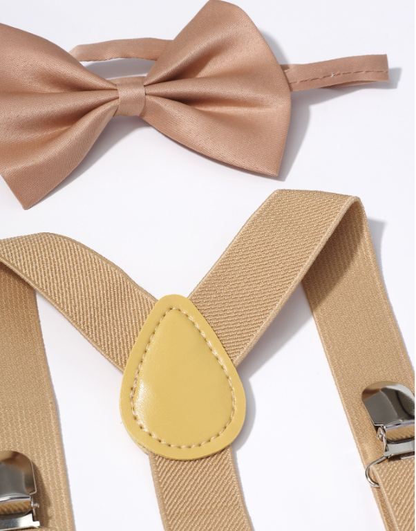 Page Boy Bow Tie And Suspender Set on Preorder