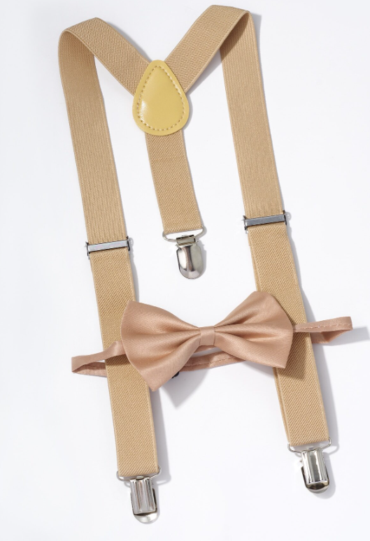 Page Boy Bow Tie And Suspender Set on Preorder