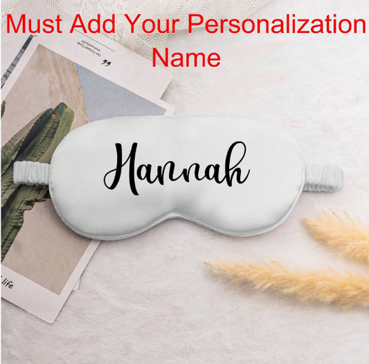 Personalized Satin Eye Mask