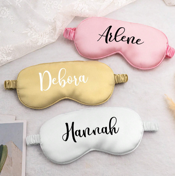 Personalized Satin Eye Mask