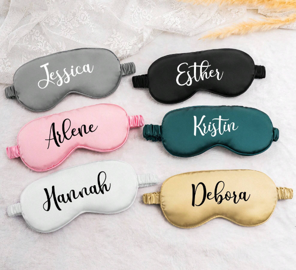 Personalized Satin Eye Mask