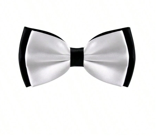 Adjustable Two-Tone Double Layer Bowtie Casual