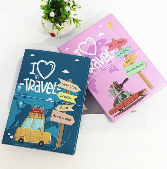 2 Piece 3D Creative Passport Holder