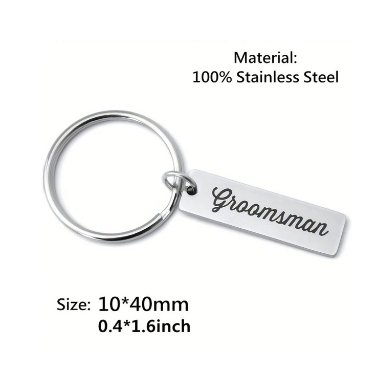 Groomsman Keychain Gift