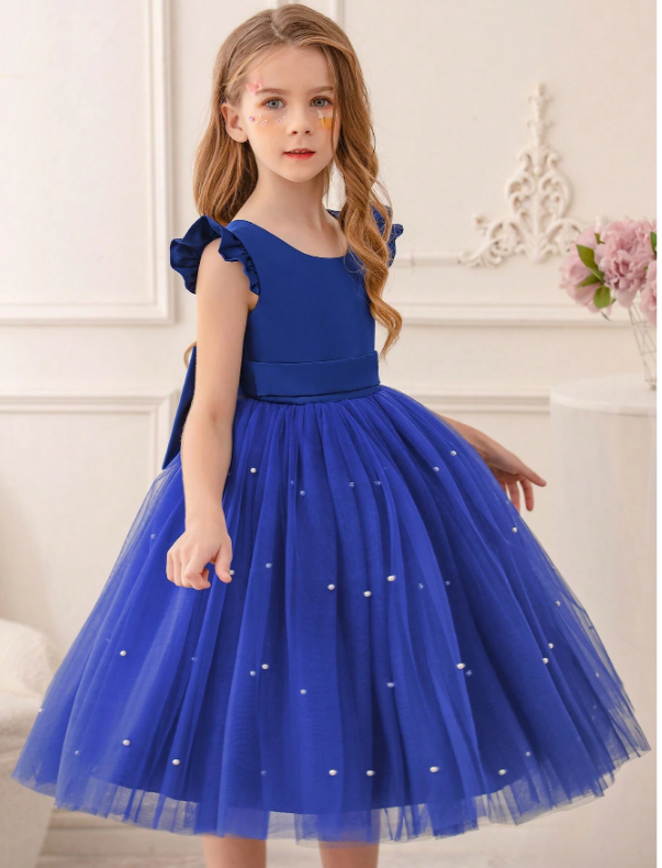 Mesh Princess Dress Ruffled