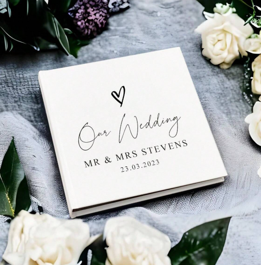 Personalized Wedding Guest Book