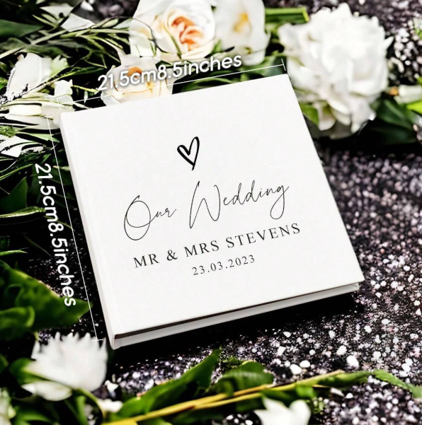 Personalized Wedding Guest Book