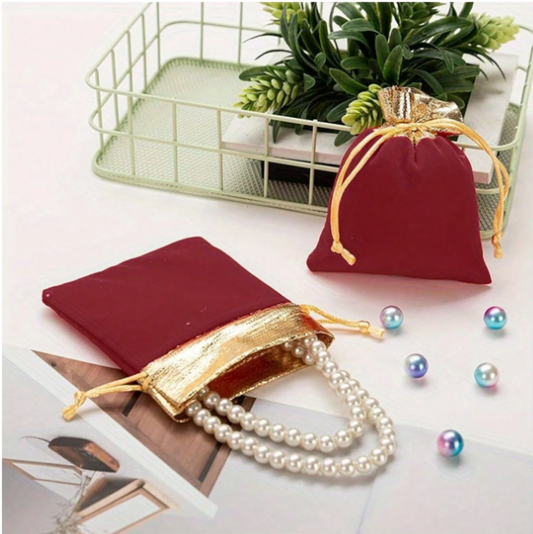 25pcs Velvet Pouches